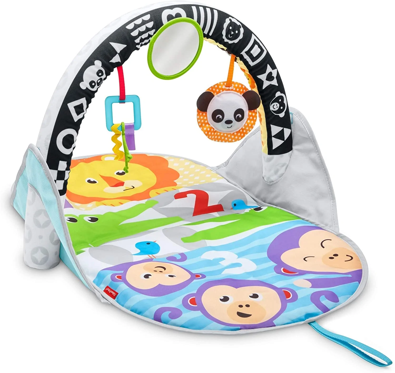 Fisher-Price, Flip și Fun Activitatea Gimnastică, Ieșire Interactivă a Tapisului, Neutru, +0 luni.