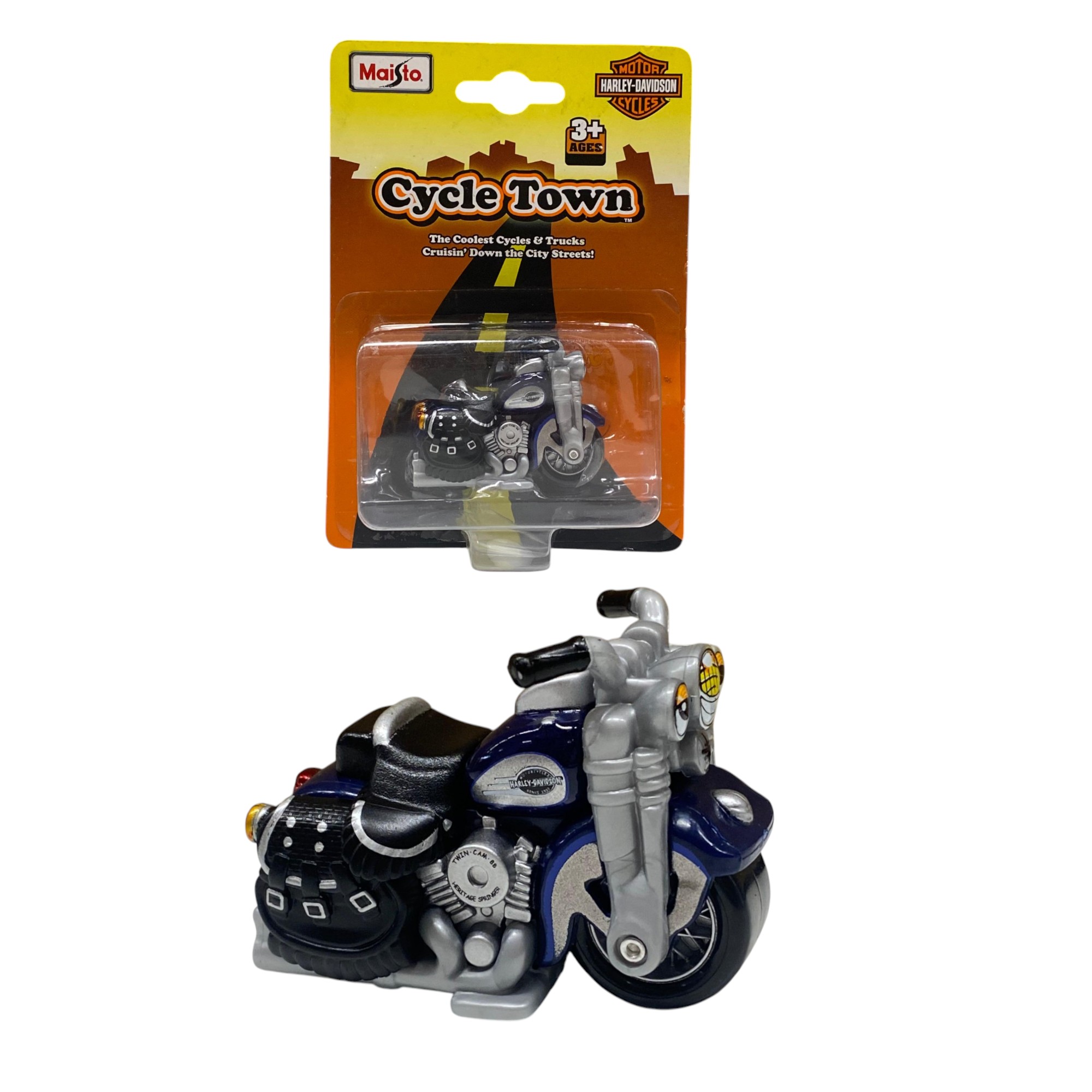 Maisto, Harley Davidson, Cycle Town Vehicle, Toy Car, 3+ years