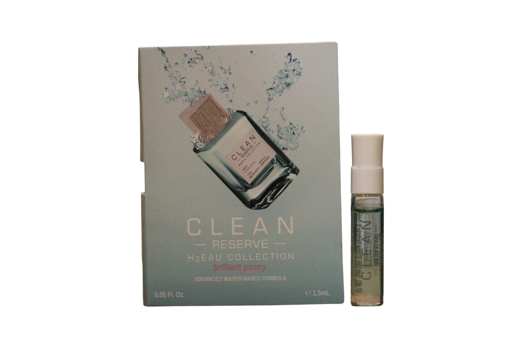 Curat, H2Eau Brilliant Peony, Eau De Parfum, Unisex, 1.5 ml *Vial