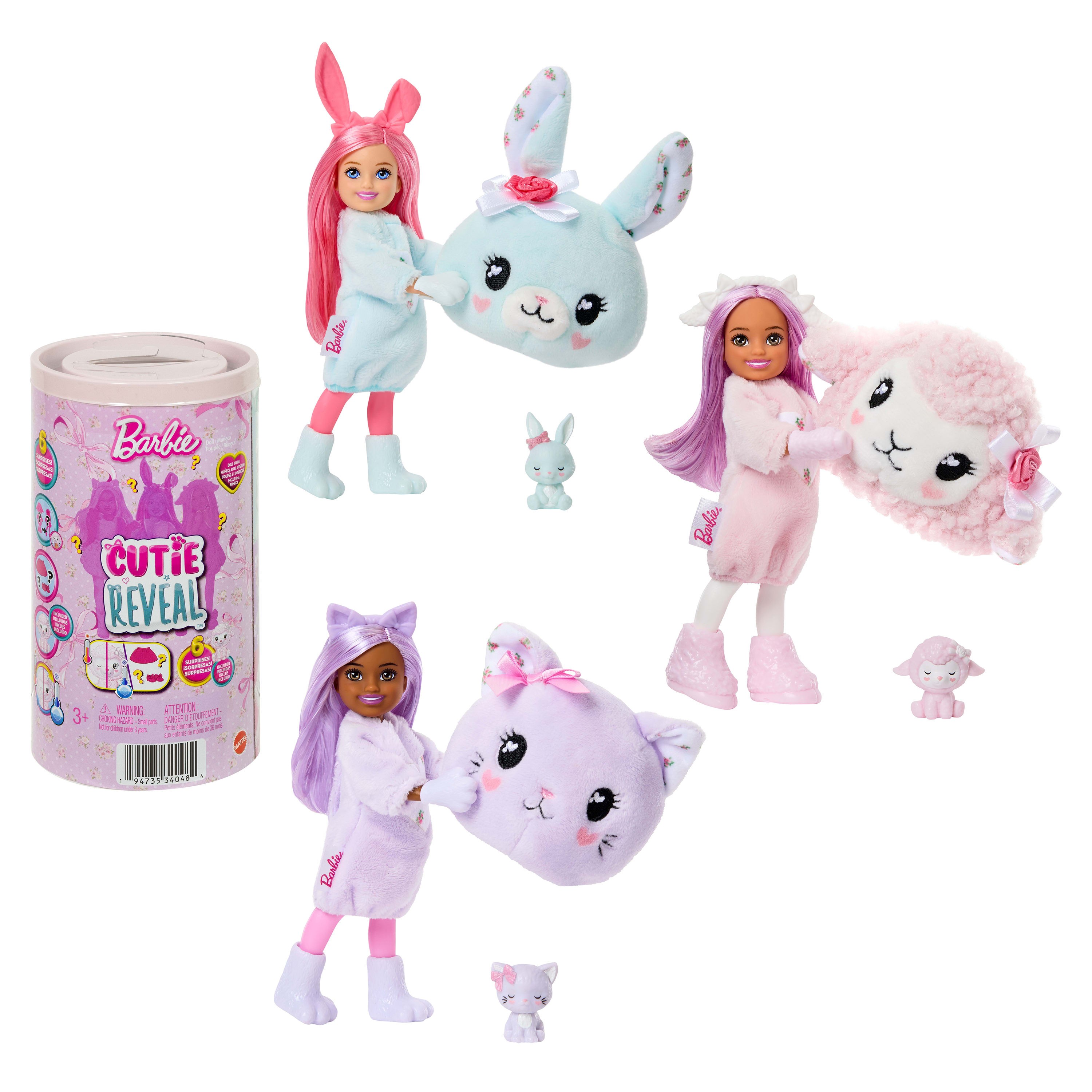 Barbie Cutie Reveal Chelsea Doll Sweet Bows JMW63