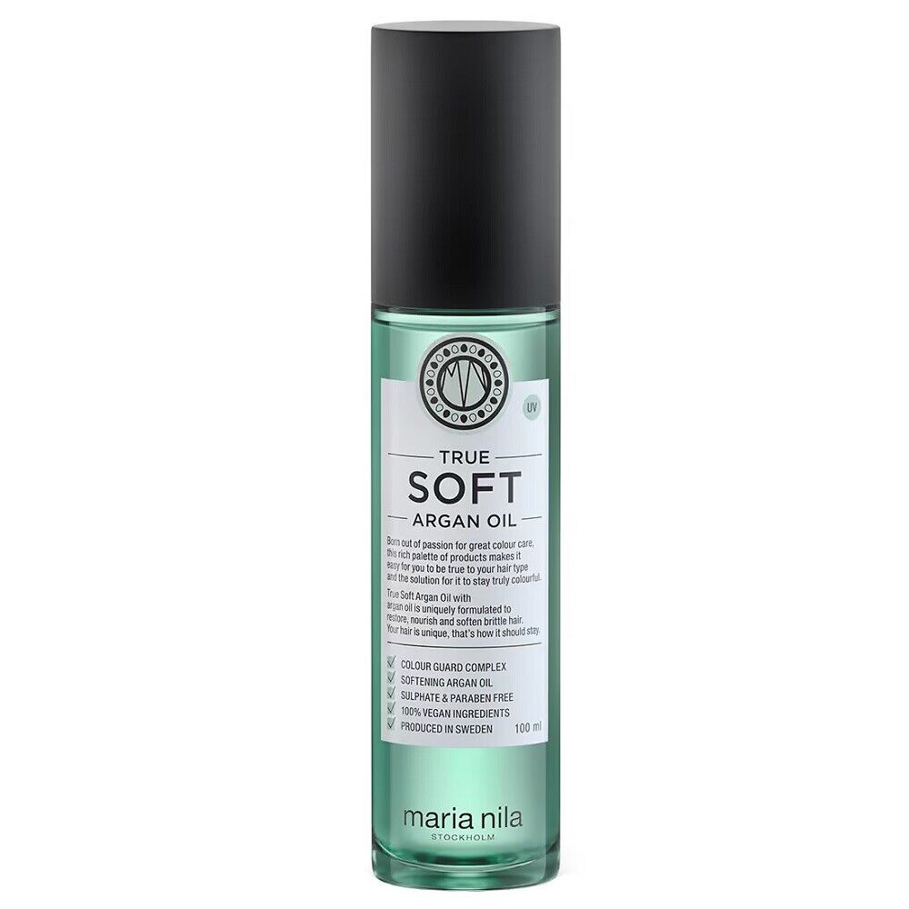Maria Nila, True Soft, Argan Oil, Hair Oil Treatment, Softening, 100 ml