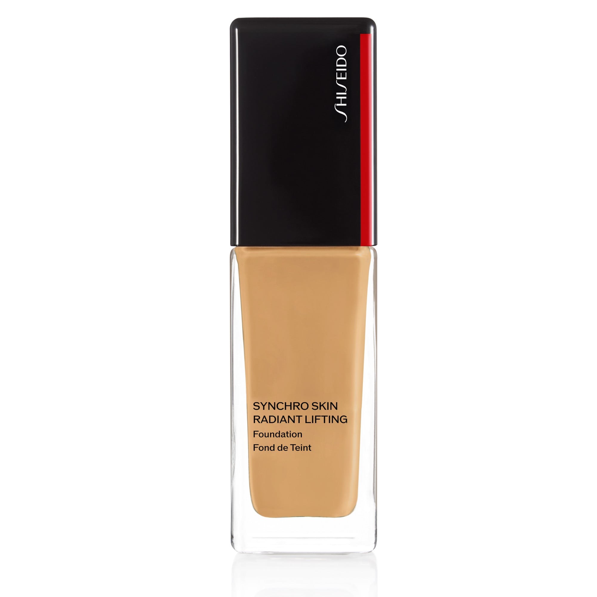 Shiseido, Synchro Skin Radiant Lifting, Fond de pământ luminos și ridicător lichid, 340, Stejar, FPA 30, 30 ml.