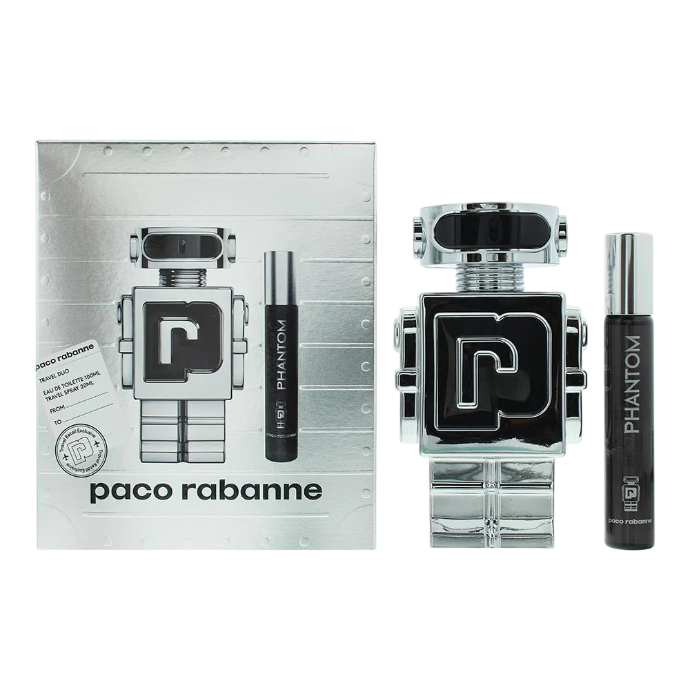 Paco Rabanne: Phantom, Parfum de Toaletă, Pentru Bărbați, 100 ml + Phantom, Parfum de Toaletă, Pentru Bărbați, 10 ml