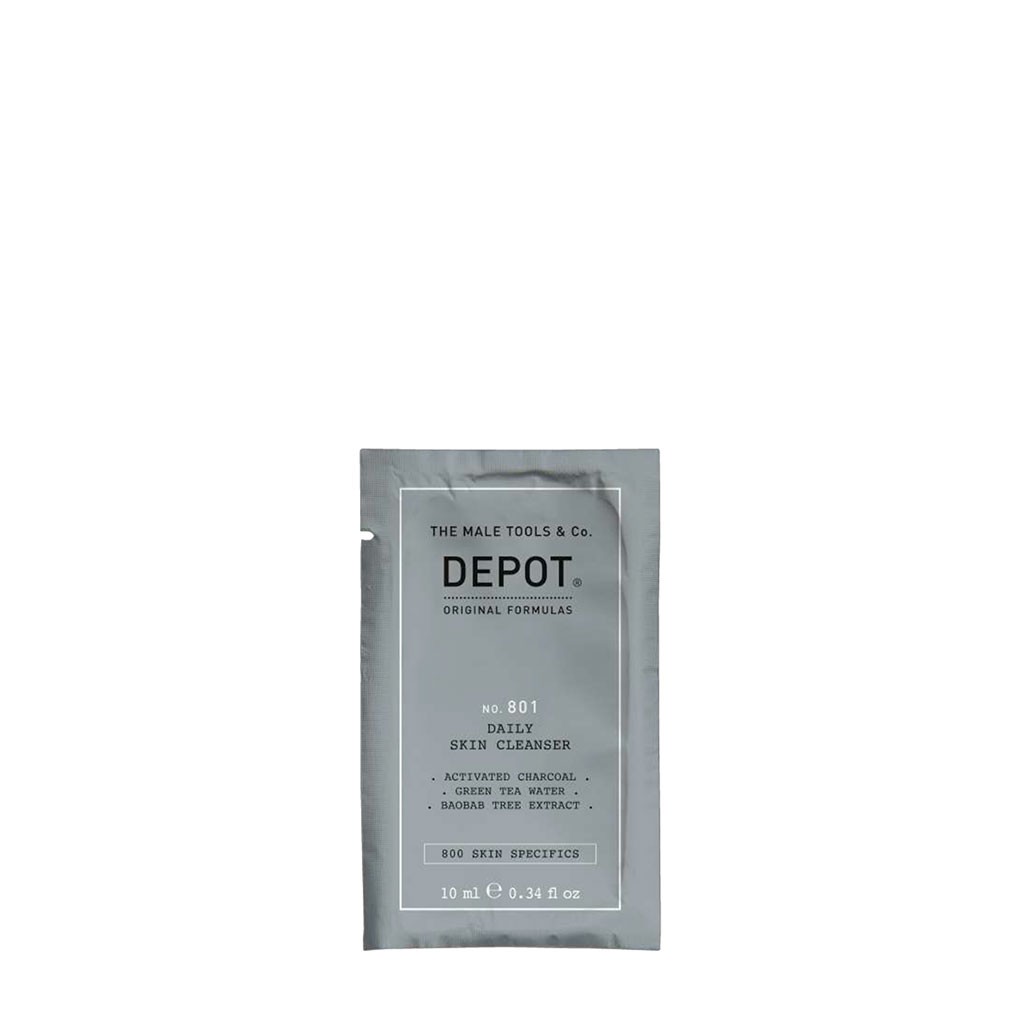 Depozit, 800 Specifice piele nr. 801, Carbo activat, Gel de detoxifiere și curățare, Pentru fața, 10 ml