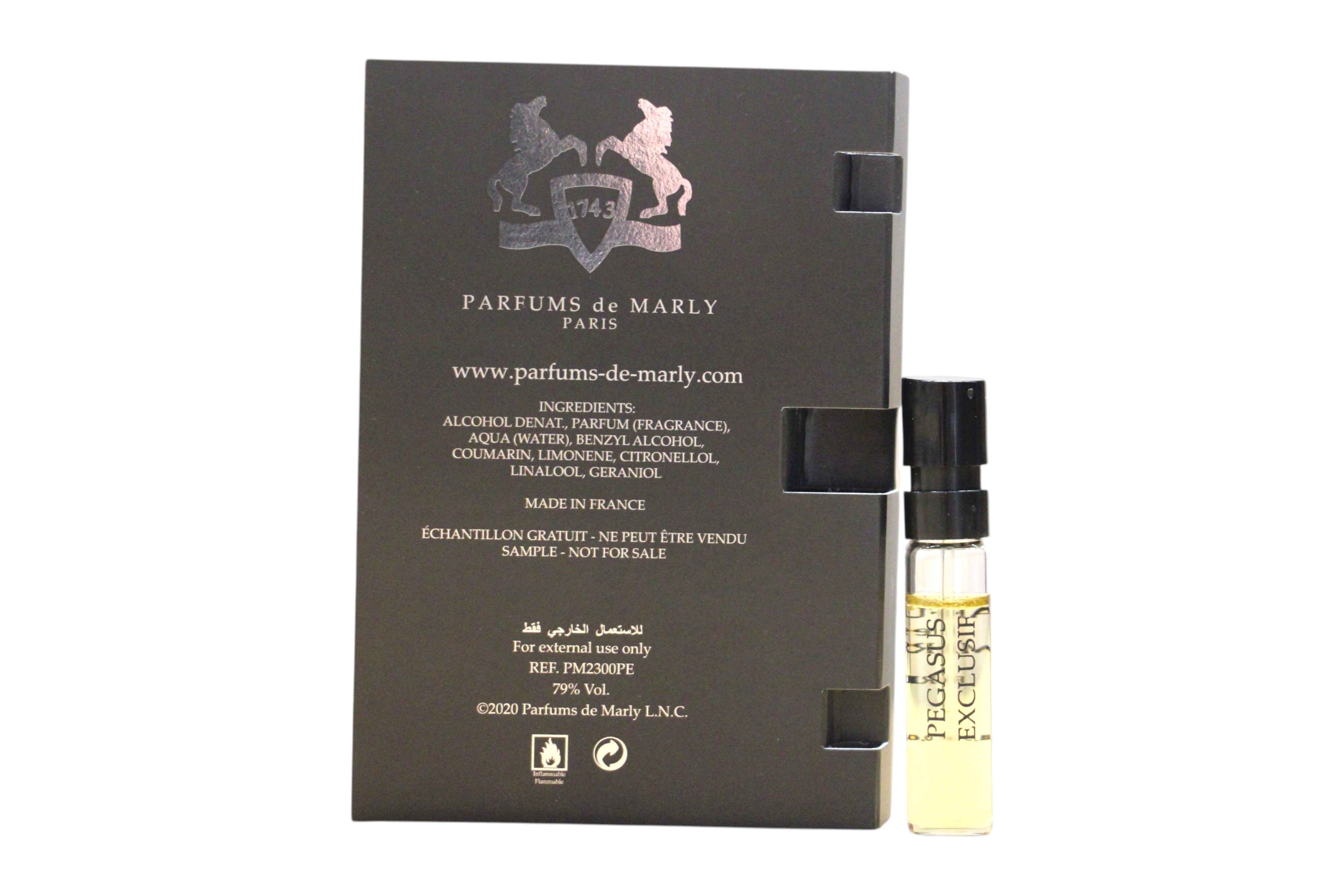 Parfums de Marly, Pegasus Exclusiv, Eau De Parfum pentru Bărbați, 1,5 ml *Amplă sticlă cu spray*