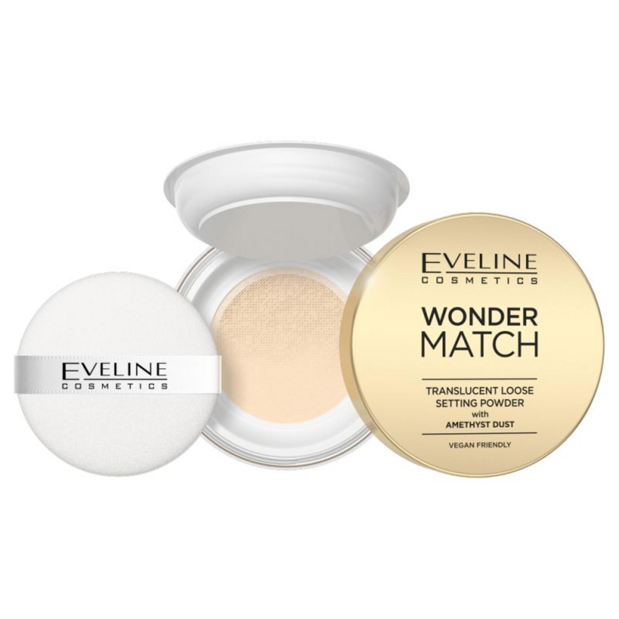 Eveline Cosmetics, Wonder Match, Pulbere de fixare lichidă, Transparentă, 6 g