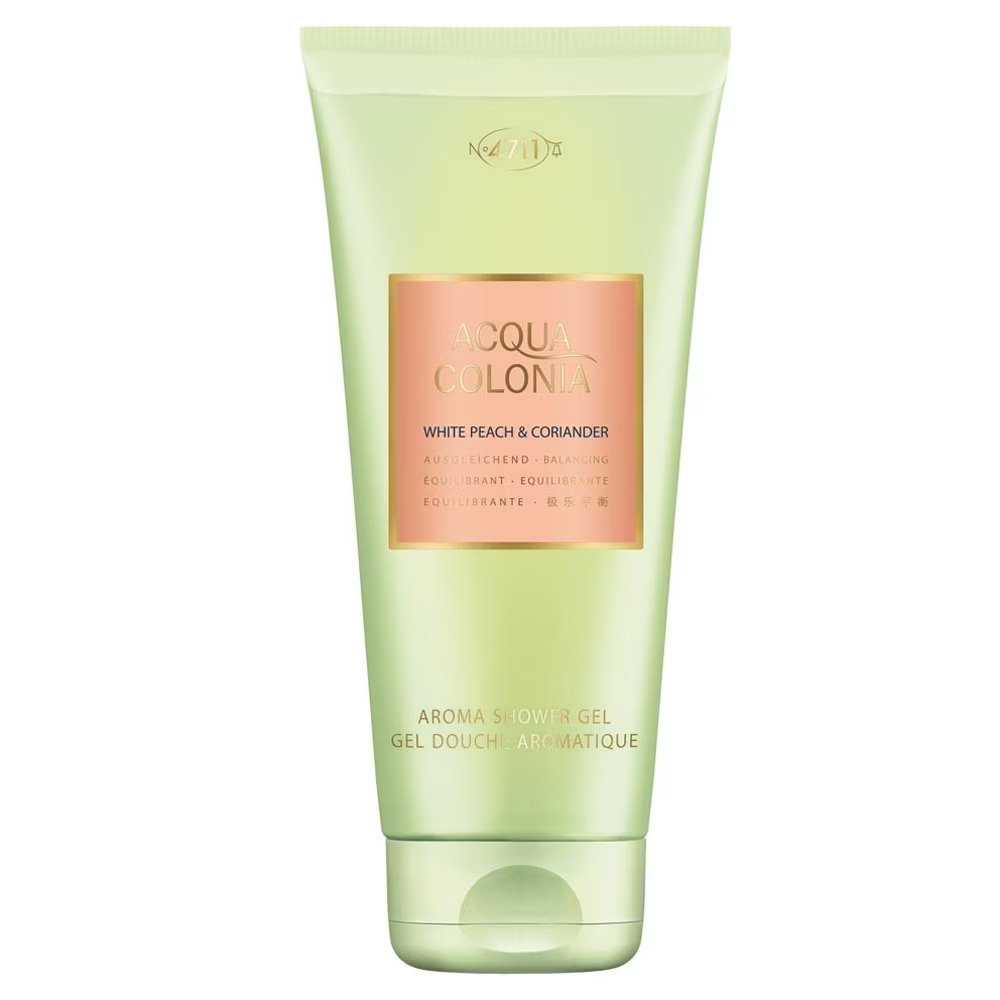 4711, Acqua Colonia, White Peach & Coriander, Moisturizing, Shower Gel, Body, All Skin Types, 200 ml