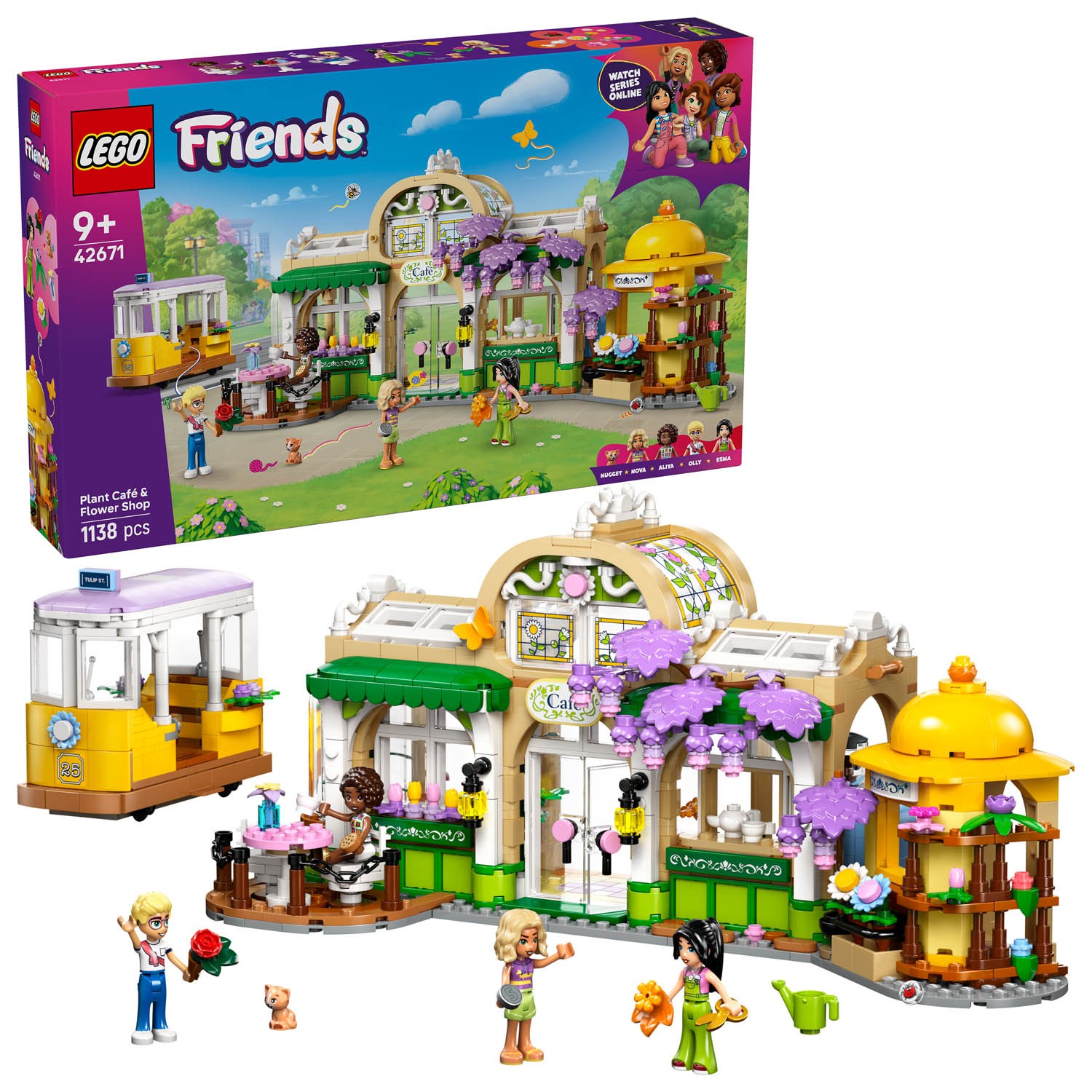 LEGO Friends Cafetară de Plante și Magazinul de Flori 42671