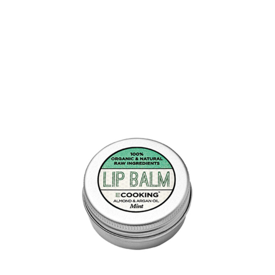 Ecooking, Ecooking, Ulei de argan organic, Hidrantător, Balme pentru buze, Menta, 15 ml.