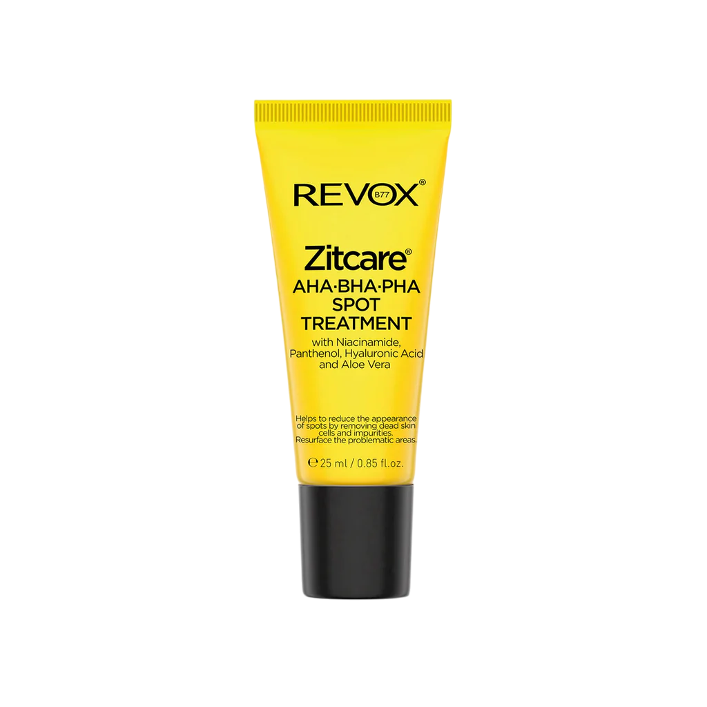 Revox B77, Zitcare, AHA / BHA / PHA, Anti-blemiş Kremi, Ciltte Görülen Akne ve Beyaz Nekrotik Lezyonlar İçin Yerel Tedavi Kremleri, Yüz için, 25 ml