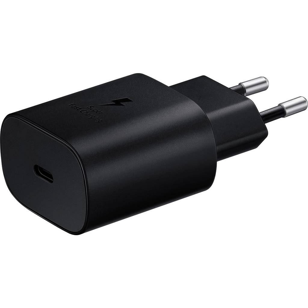 Samsung EP-TA800EBE USB charger 25 W 1x USB-C® Black w/o cable, Quic EP-TA800EBE
