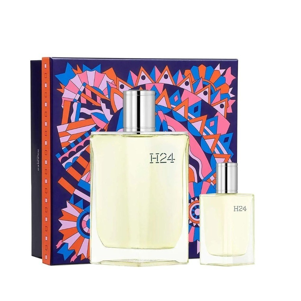 Xmas 2022 Set Hermes: H24, Eau De Toilette, For Men, 100 ml + H24, Eau De Toilette, For Men, 12.5 ml