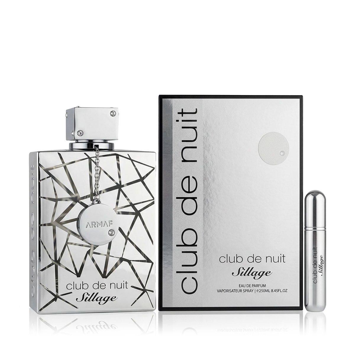 Armaf Club de Nuit Sillage EDP 250 ml + Spray de Purtăreație Refilabilă 5 ml (neutru)