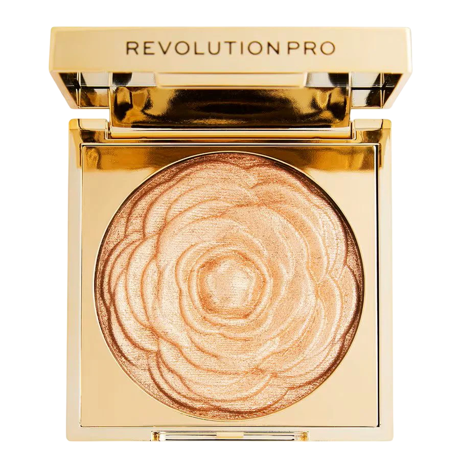 Revolution Pro, Pro Lustre, Iluminantă, Pudră de luminare a buzei compactă, Roz maroniu, 1 tonalitate, 9g.