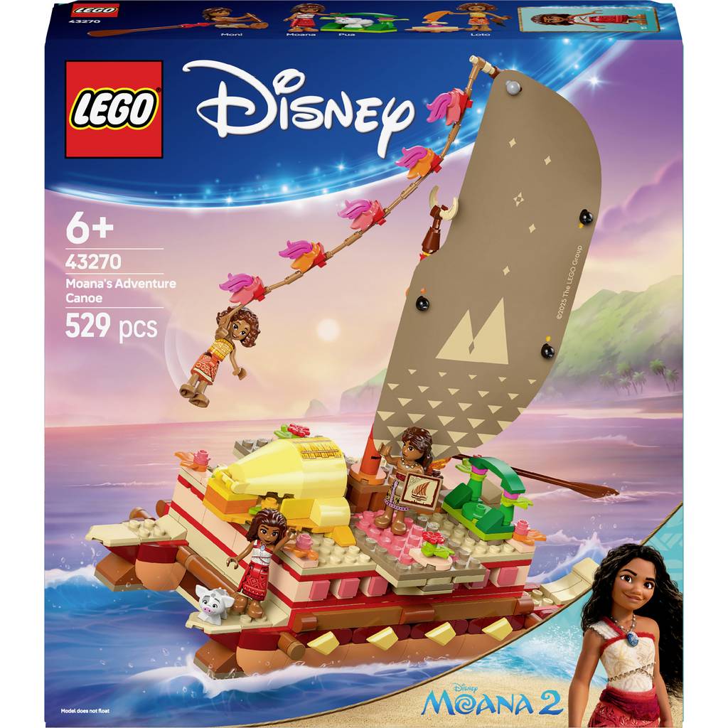 LEGO ^{®} Disney Vayana'nın Macerası Teknesi 43270