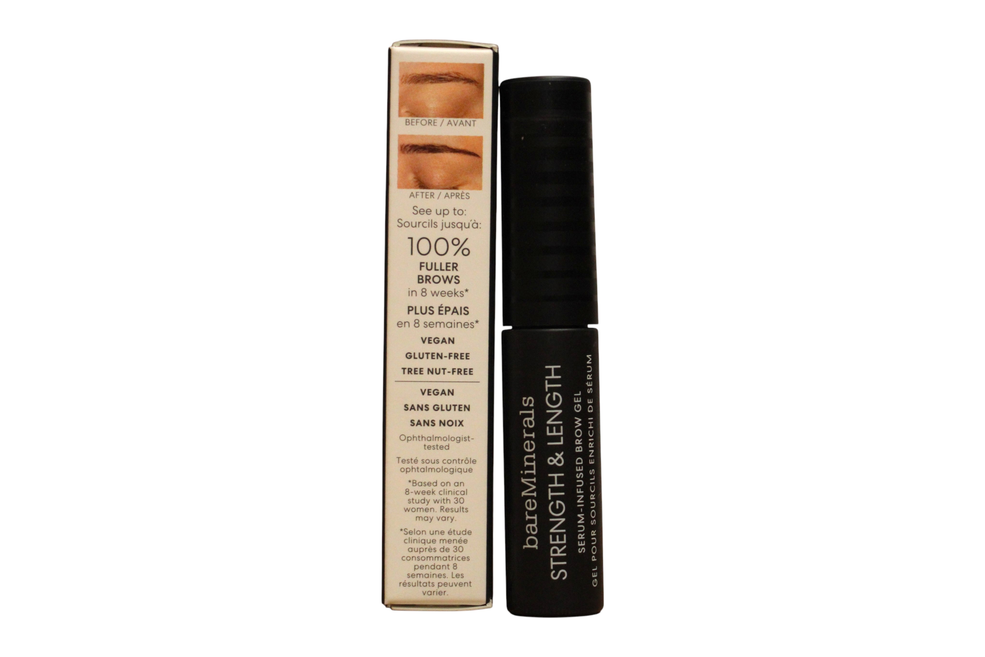 BareMinerals, Güç ve Uzunluk, Göz Çizgi Jeli, Kahverengi Kestane, 5 ml.