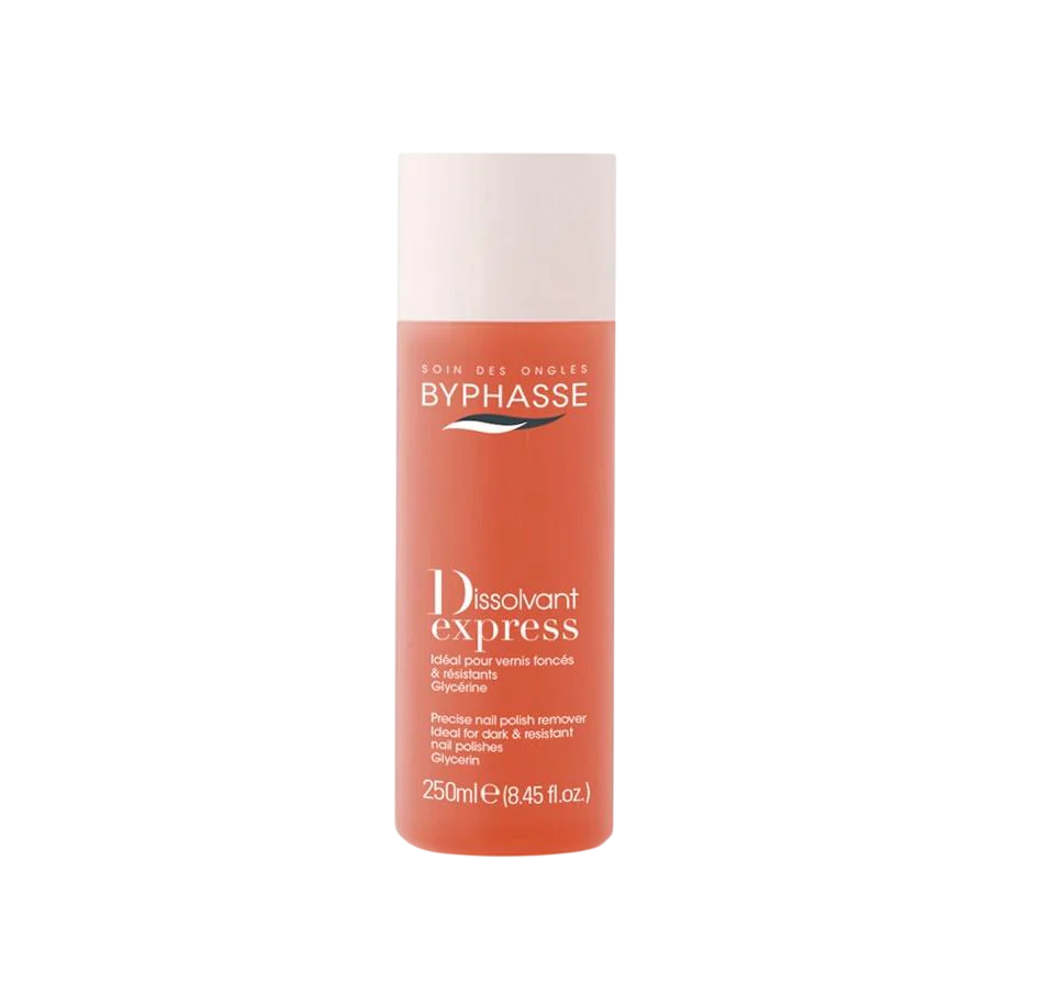 ByPhasse, Express, Lichid de înlăturare a vopselei pentru unghii, 250 ml.