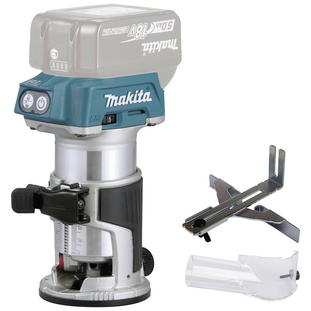 Șlefuitor portativ fără fir Makita pentru scopuri multiple, modelul DRT50Z.