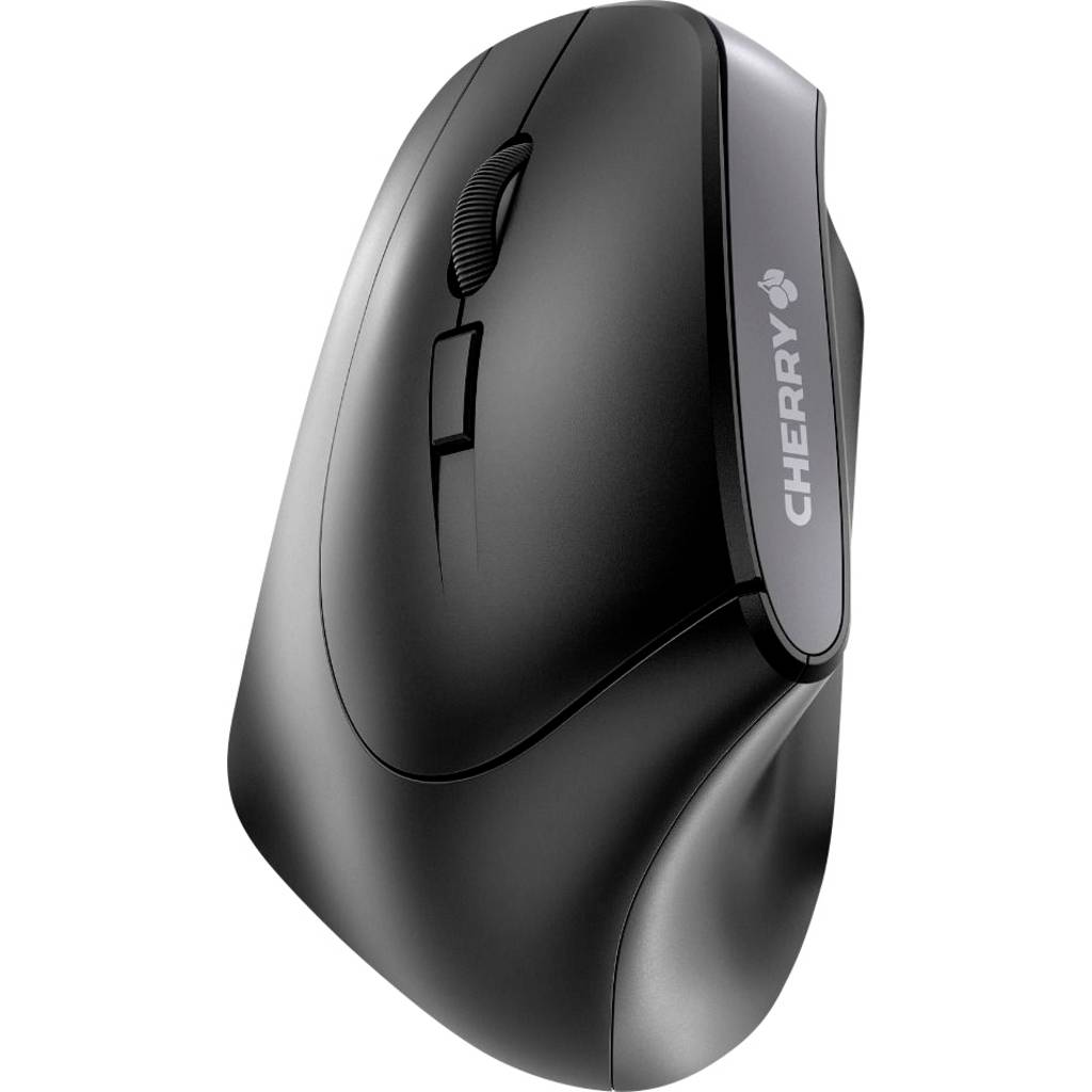 CHERRY MW 4500 Mouse Wireless, Radio Black 6 Buttons 1200 dpi Ergonomic JW-4550