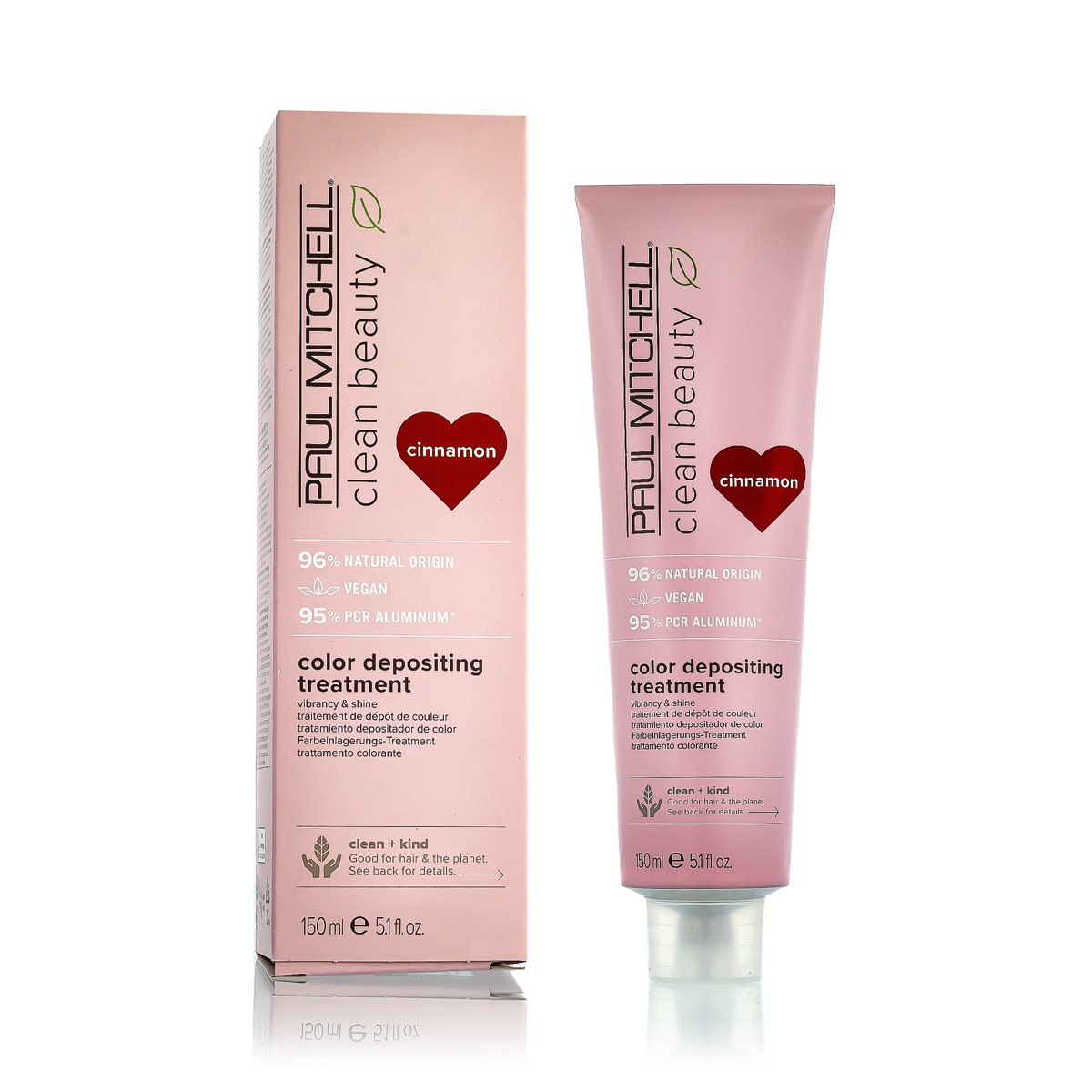 Tratament de protecție a culorii Paul Mitchell Clean Beauty Color Protect Color Depositing (Cinamom) 150 ml