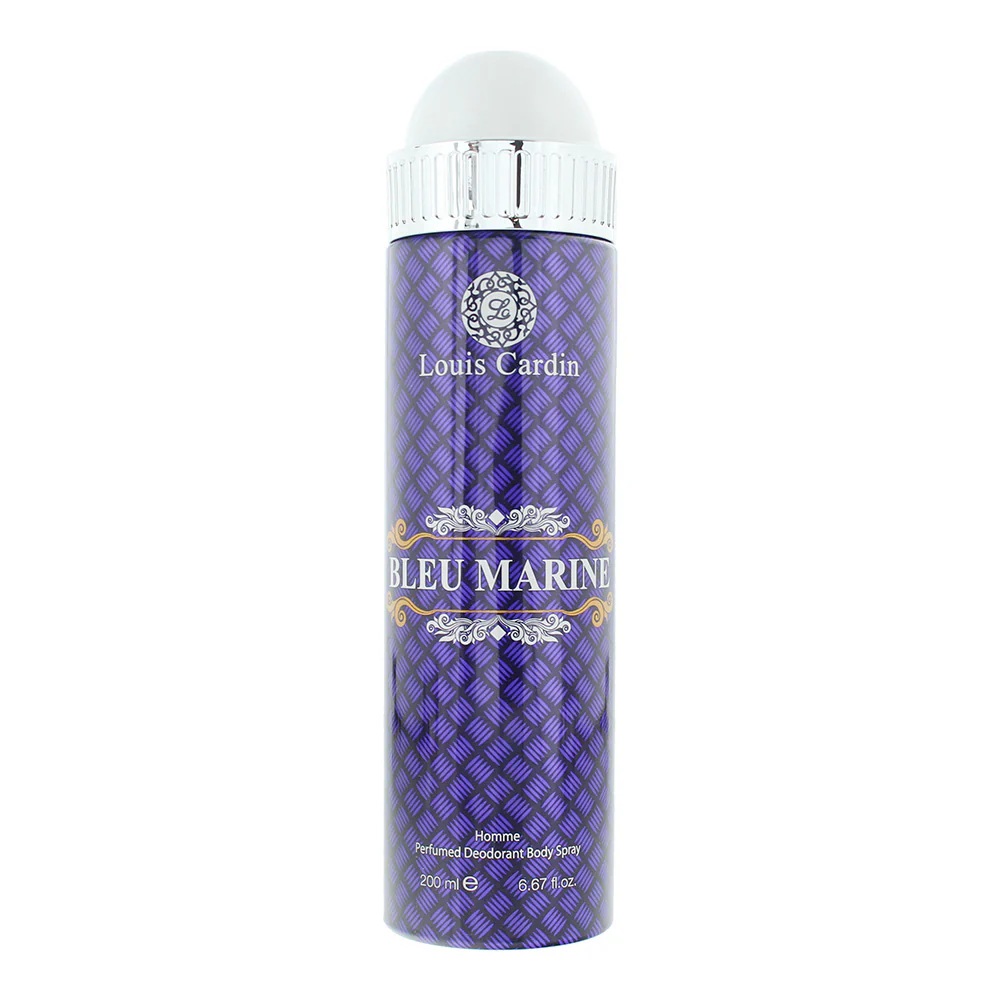 Louis Cardin, Bleumarin, Sprăi dezinfectant antiperspirant pentru bărbați, 200 ml.