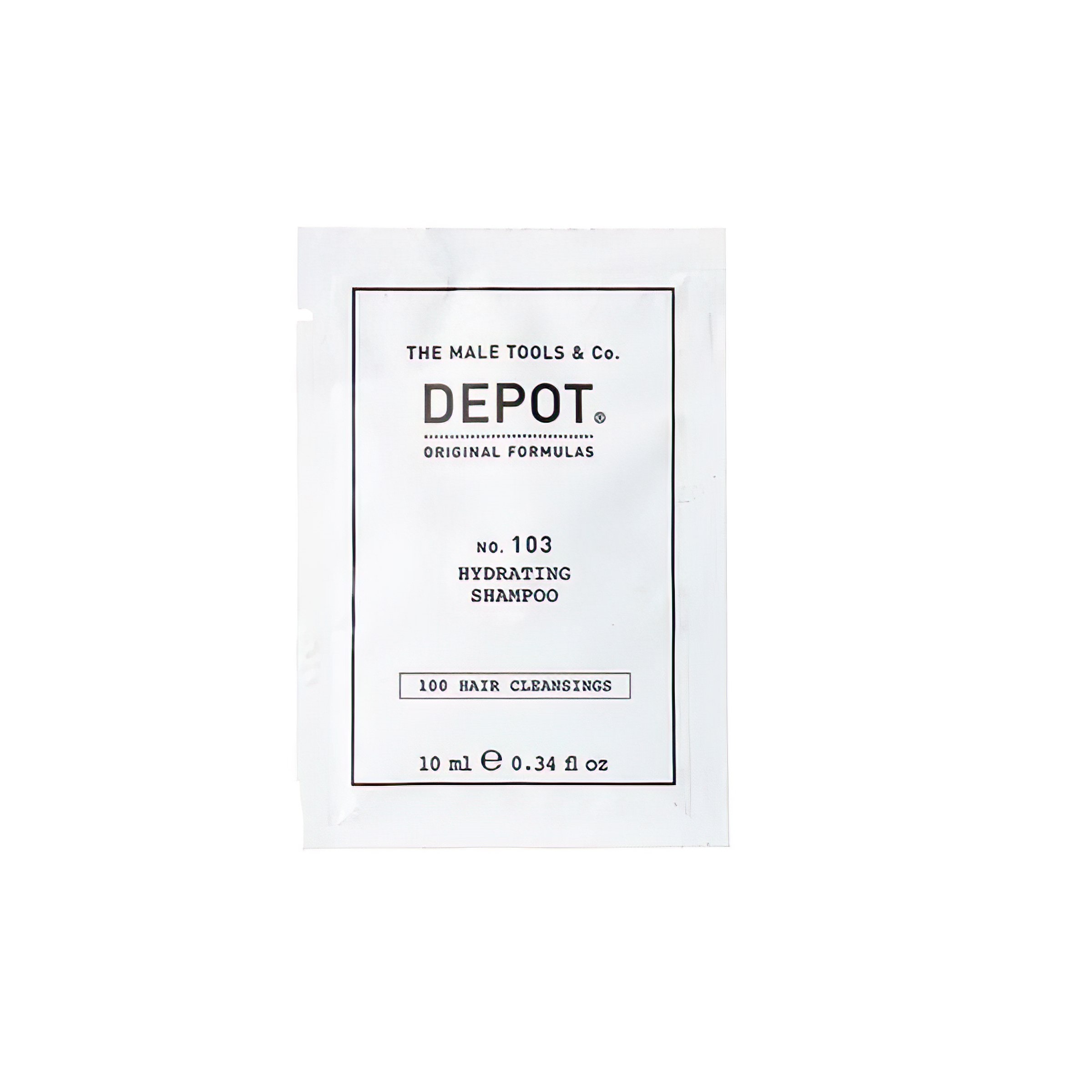 Depozit, 100 Curățare a părului Nr. 103, Pro-Vitamin B5, Spumă de par, Pentru hidratare, 10 ml