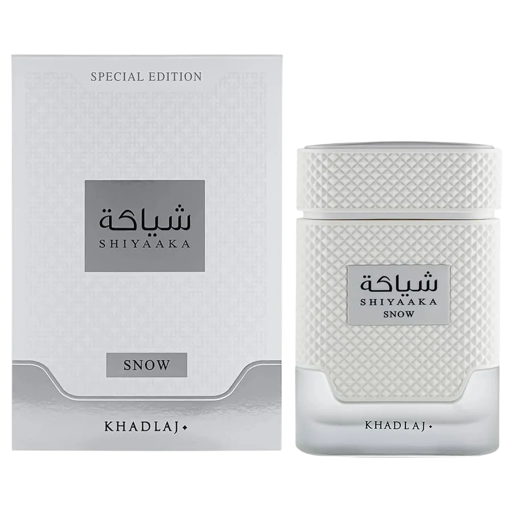 Khadlaj, Shiyaaka Snow, Eau de parfum pentru bărbați, 100 ml.