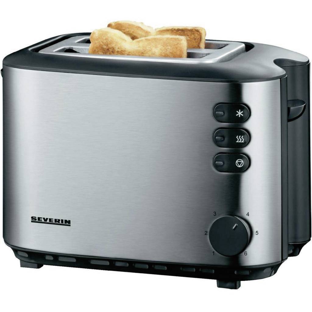 Severin AT 2514 Toaster with built-in home baking attachment Stainless s AT 2514