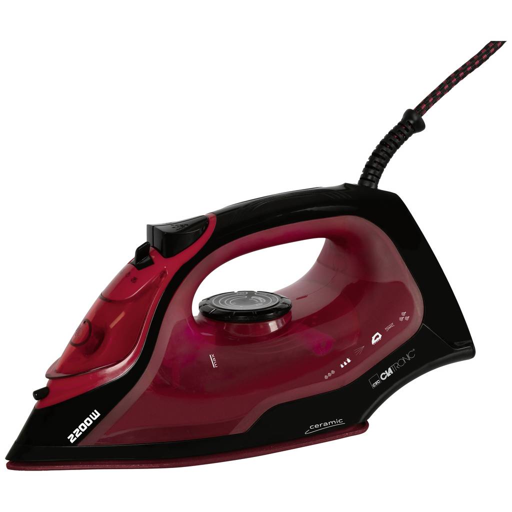 Clatronic DB 3752 Steam iron Black, Red 2200 W 263941