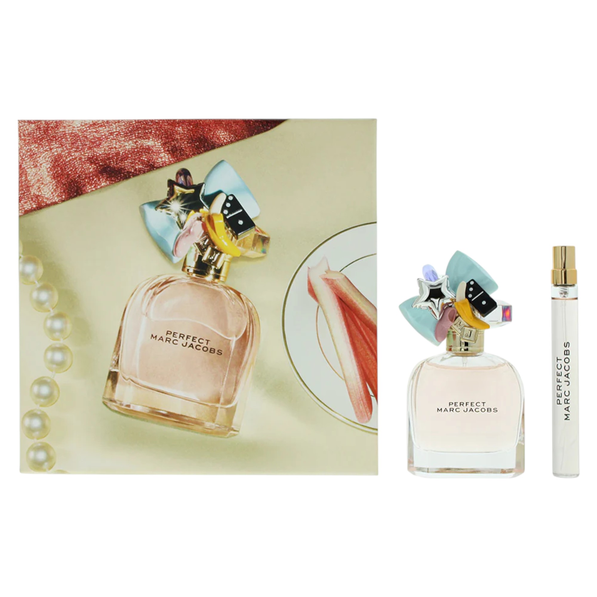 Set Marc Jacobs: Perfecție, Eau de Parfum, Pentru Femei, 50 ml + Perfecție, Eau de Parfum, Pentru Femei, 10 ml