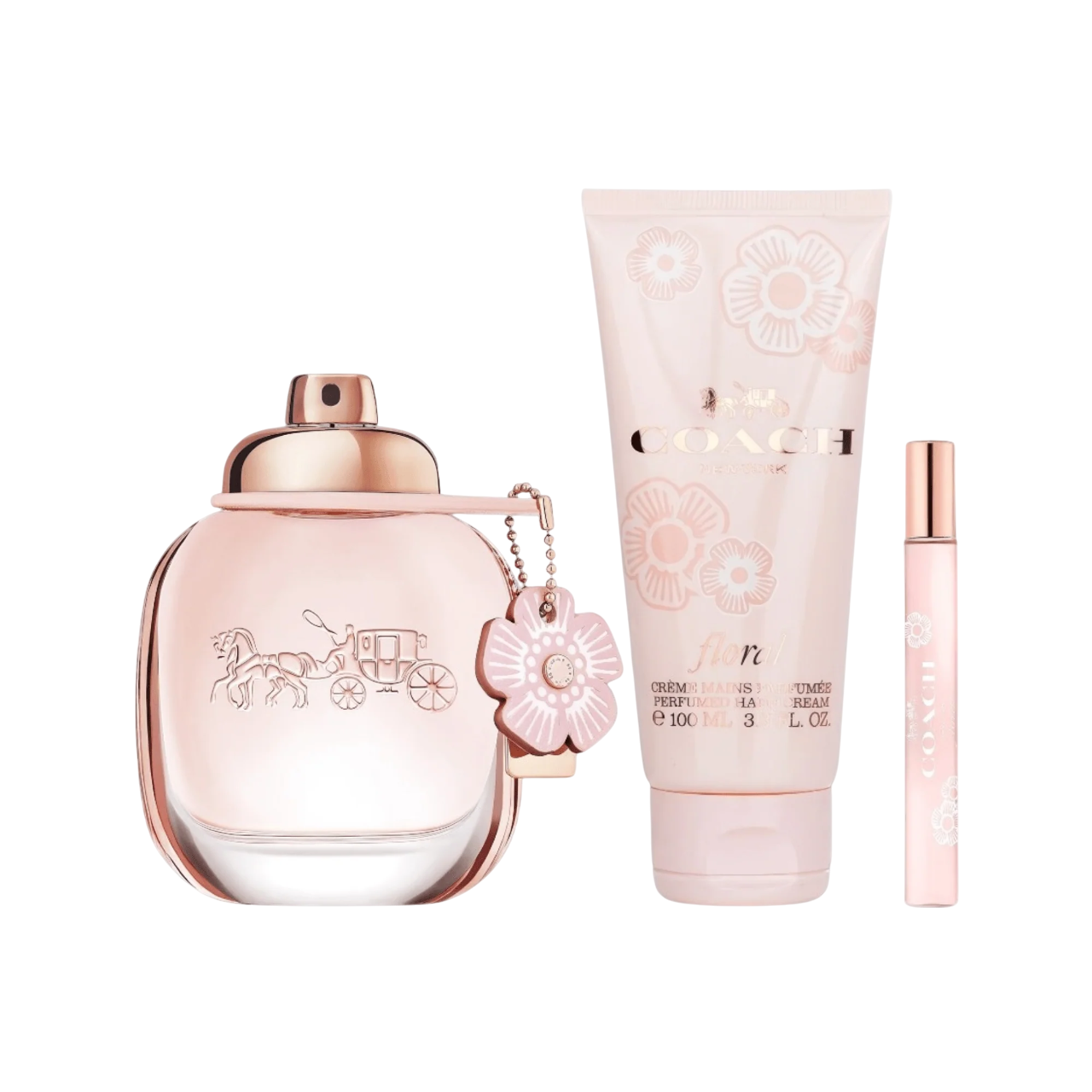 Koçu Ayarla: Floral, Eau De Parfum, Kadınlar için, 90 ml + Floral, Eau De Parfum, Kadınlar için, 7.5 ml + Floral, Vücut Kremini, Her Yer İçin, 100 ml