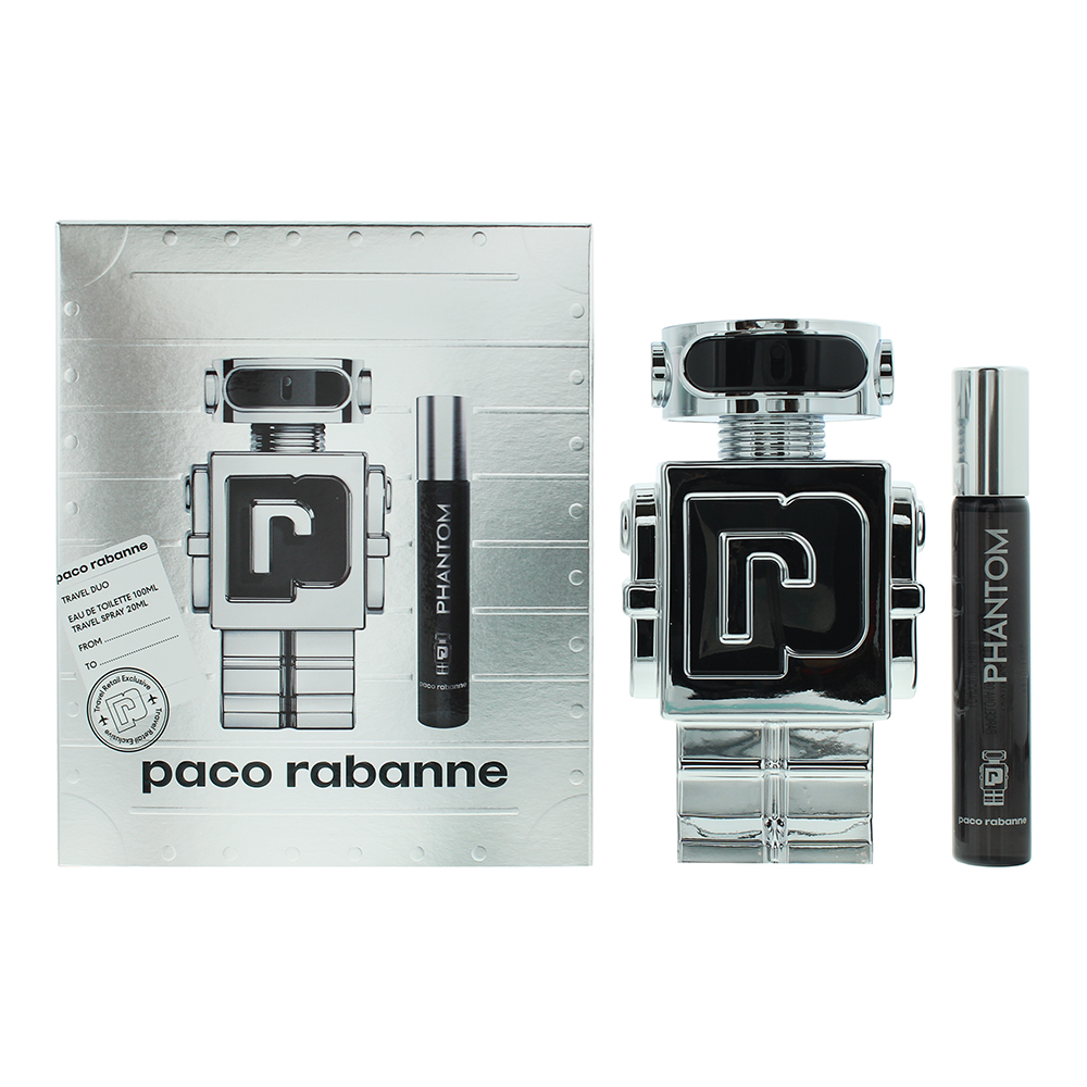 Paco Rabanne: Phantom, Parfum de Toaletă, Pentru Bărbați, 100 ml + Phantom, Parfum de Toaletă, Pentru Bărbați, 20 ml