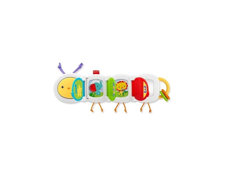 Fisher Price, Flip & Surprise, Caterpillar, Neutru, 6+ luni