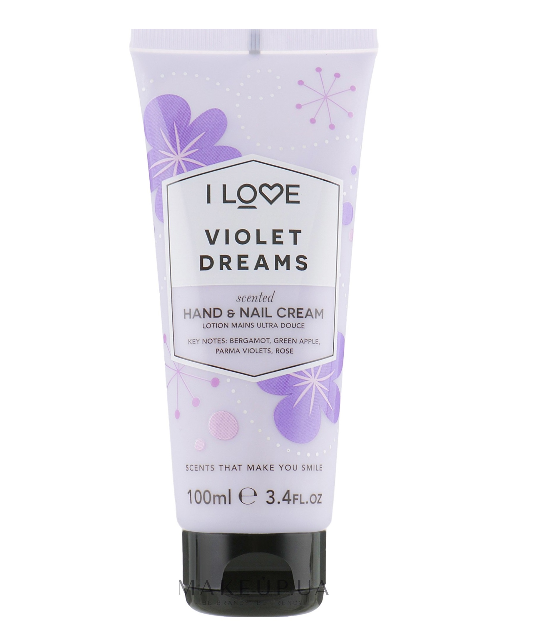 Amorul meu, Colecția de semnătură, Îngrijire hidratantă pentru mâini și unghii, Visuri violacee, 100 ml.