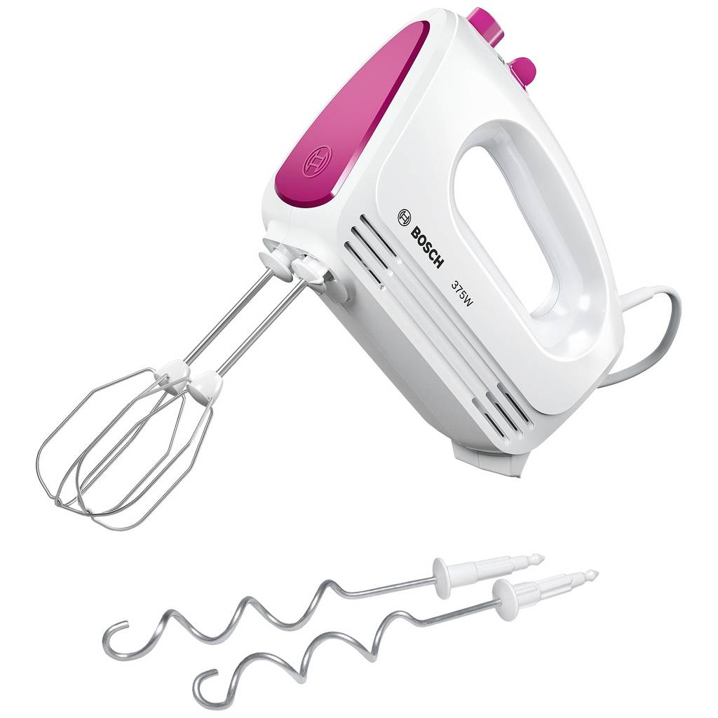 Mixerul portativ Bosch Haushalt MFQ2210P 375 W Alb, Roz MFQ2210P