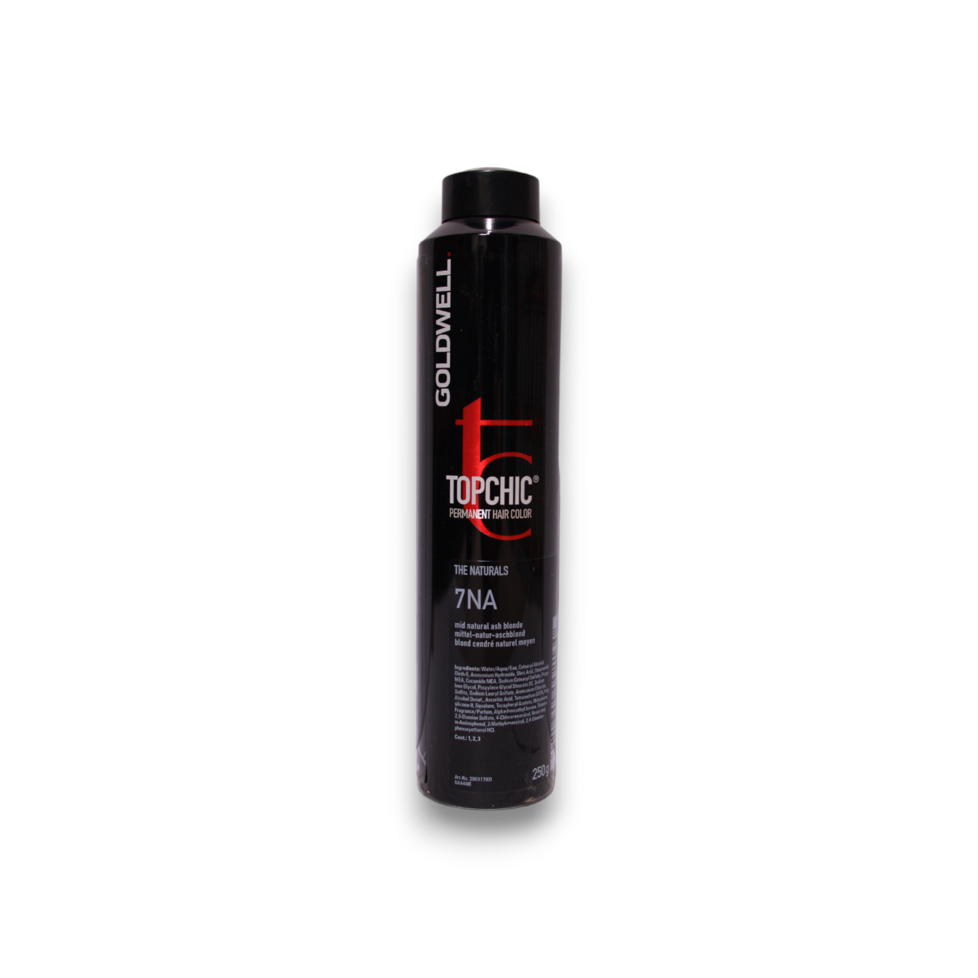 Goldwell, TopChic, Kalıcı Saç Boya, 7NA Orta Doğal Kestane Beyaz, 250 ml.