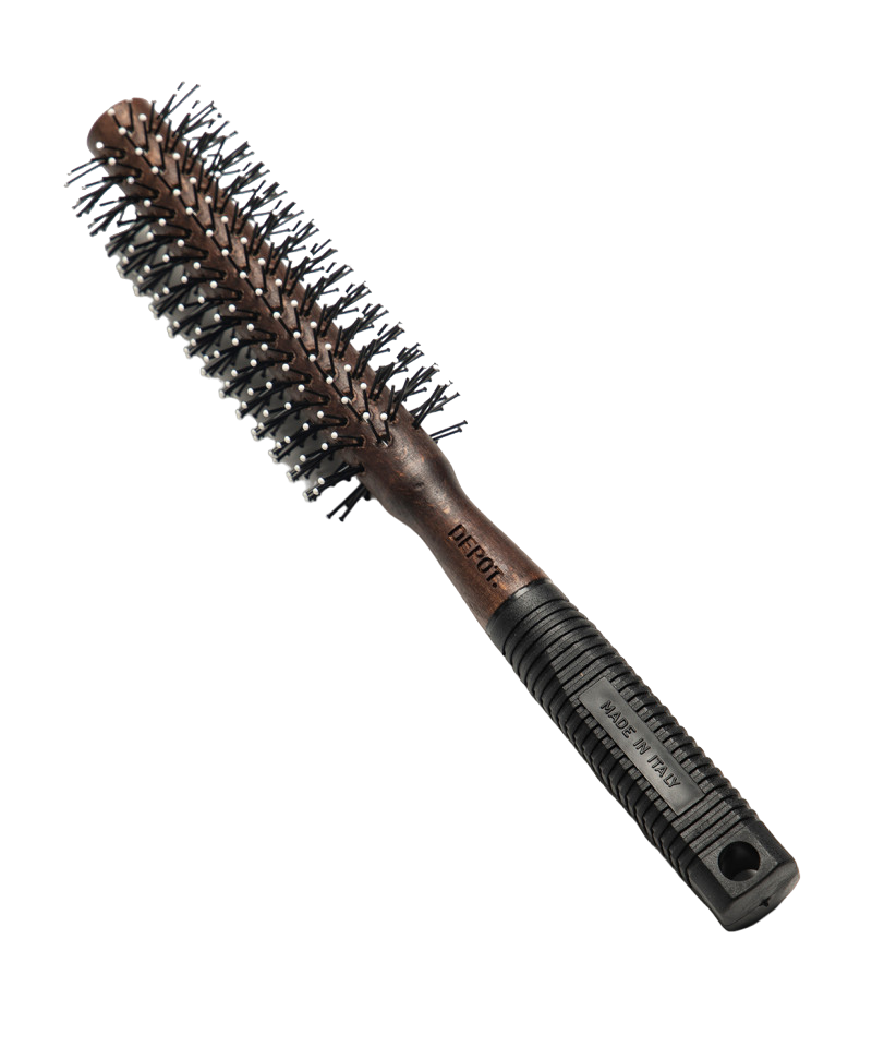 Depozitul, Accesorii Nr. 724, Rotund, Pălărie pentru păr, Negru/Cenușiu, Mărimea S, Pentru styling