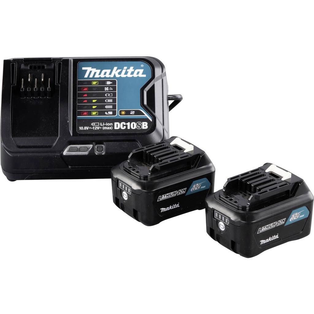 Makita 191L68-0 Tool battery and charger 12 V 4.0 Ah Li-ion 191L68-0