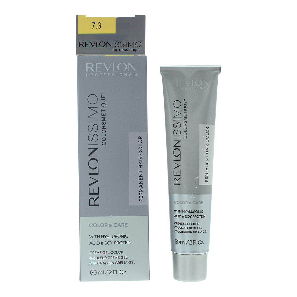 Revlon, Revlonissimo Colorsmetique, Permanent Hair Dye, 7.3 Golden BLonde, 60 ml