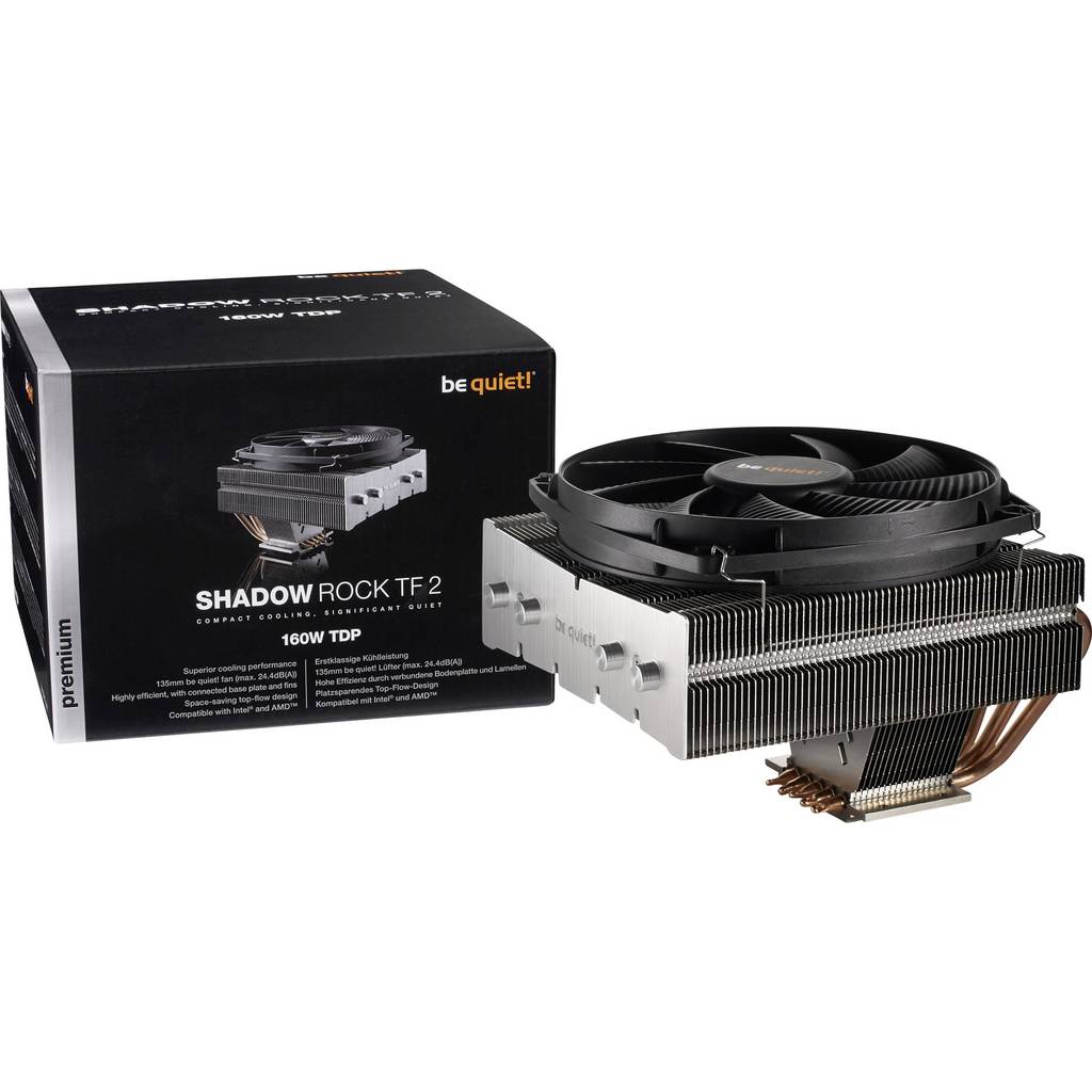 BeQuiet Shadow Rock TF2 CPU cooler + fan AMD AM4, AMD AM3+, AMD AM3, AMD A BK003