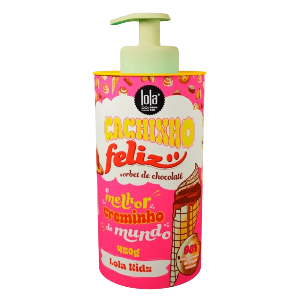 Lola Kozmetik, Cachinho Felis Çocuklar, Çikolata, Saç Bakım Kremağı, Esnek Tutma, 480 g
