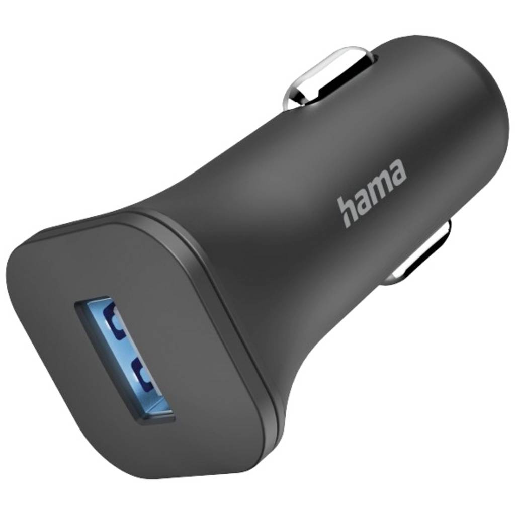 Hama Car Charger 6W USB charger 6 W 1x USB-A Black Car, HGV 00201634