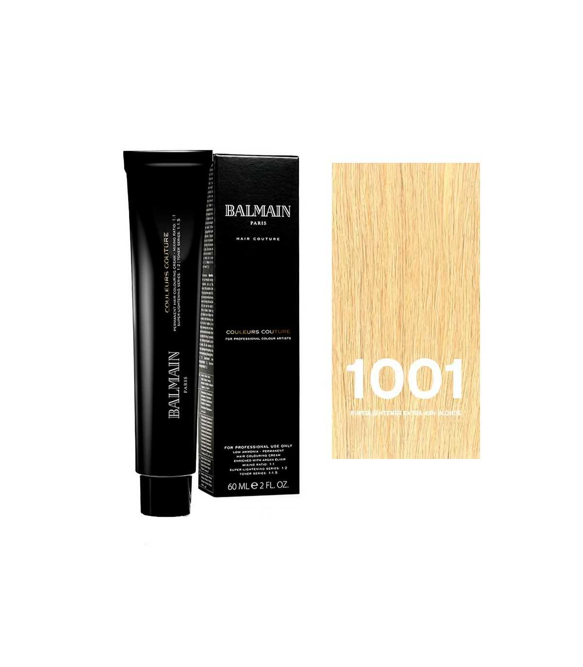 Balmain Profesional, Culori de Modă, Păr Permanenți cu Coloranții, 1001 Supraînaltitător Excesiv Argintiu Blond, 60 ml