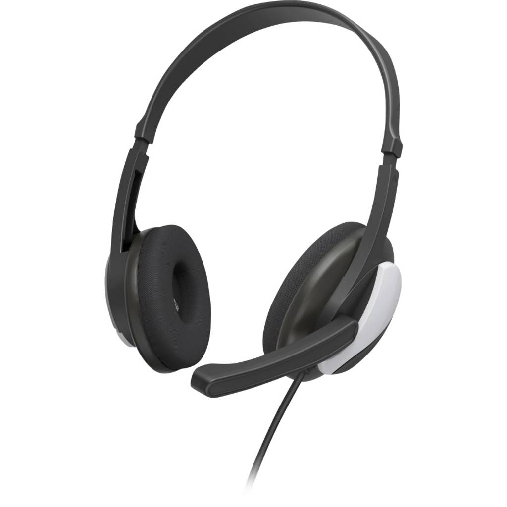 Hama PC-Office-Headset "HS-P100 V2", Stereo, Schwarz On-ear headset Bla 00139931