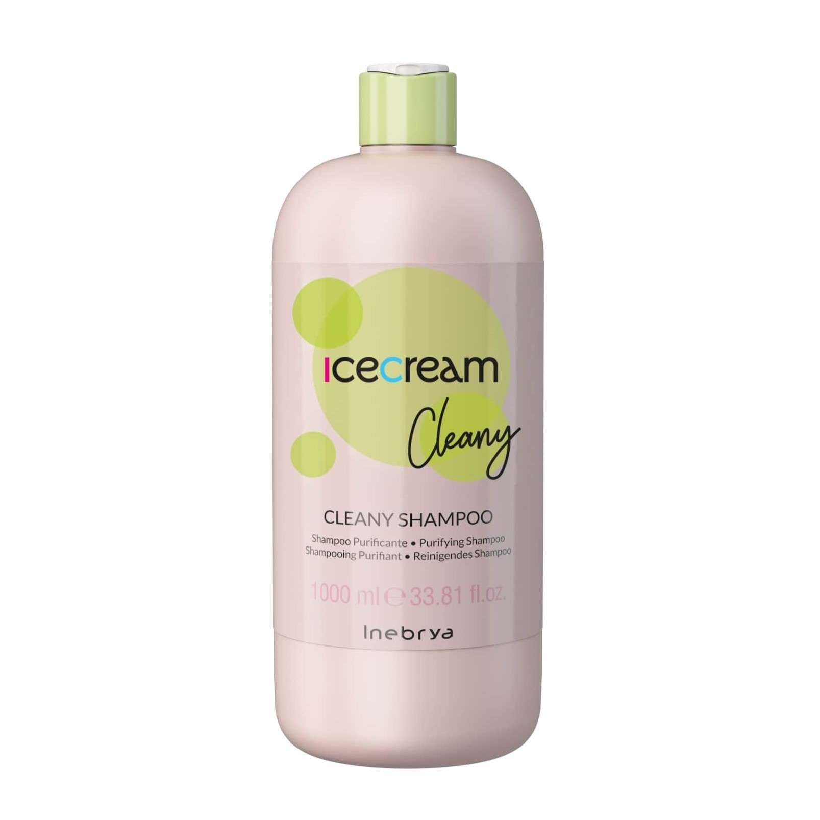 Inebrya, Ice Cream Cleany, Saç Şampuanı, Temizleyici, 1000 ml