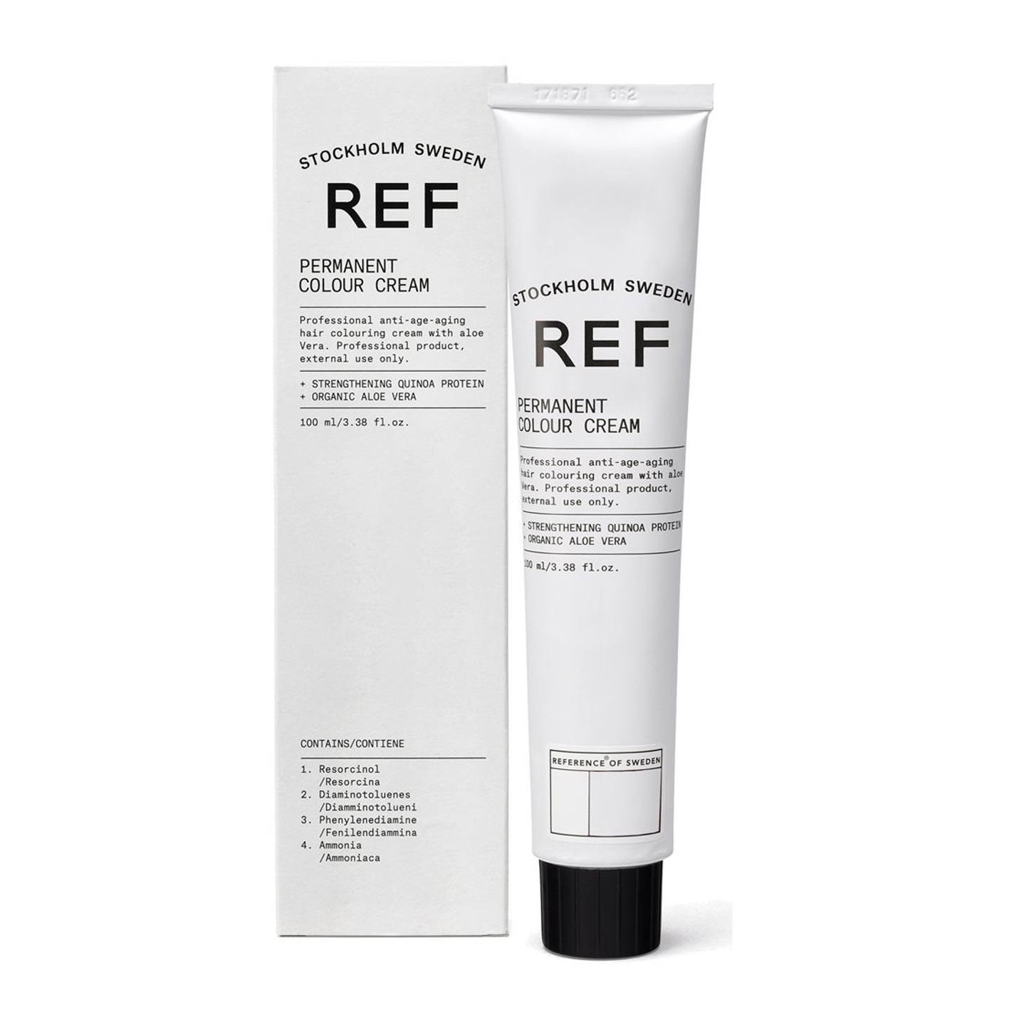 Ref Stockholm, Permanent Colour, Vegan, Permanent Hair Dye, 5.26 Brilliant Violet Red Light Brown, 100 ml