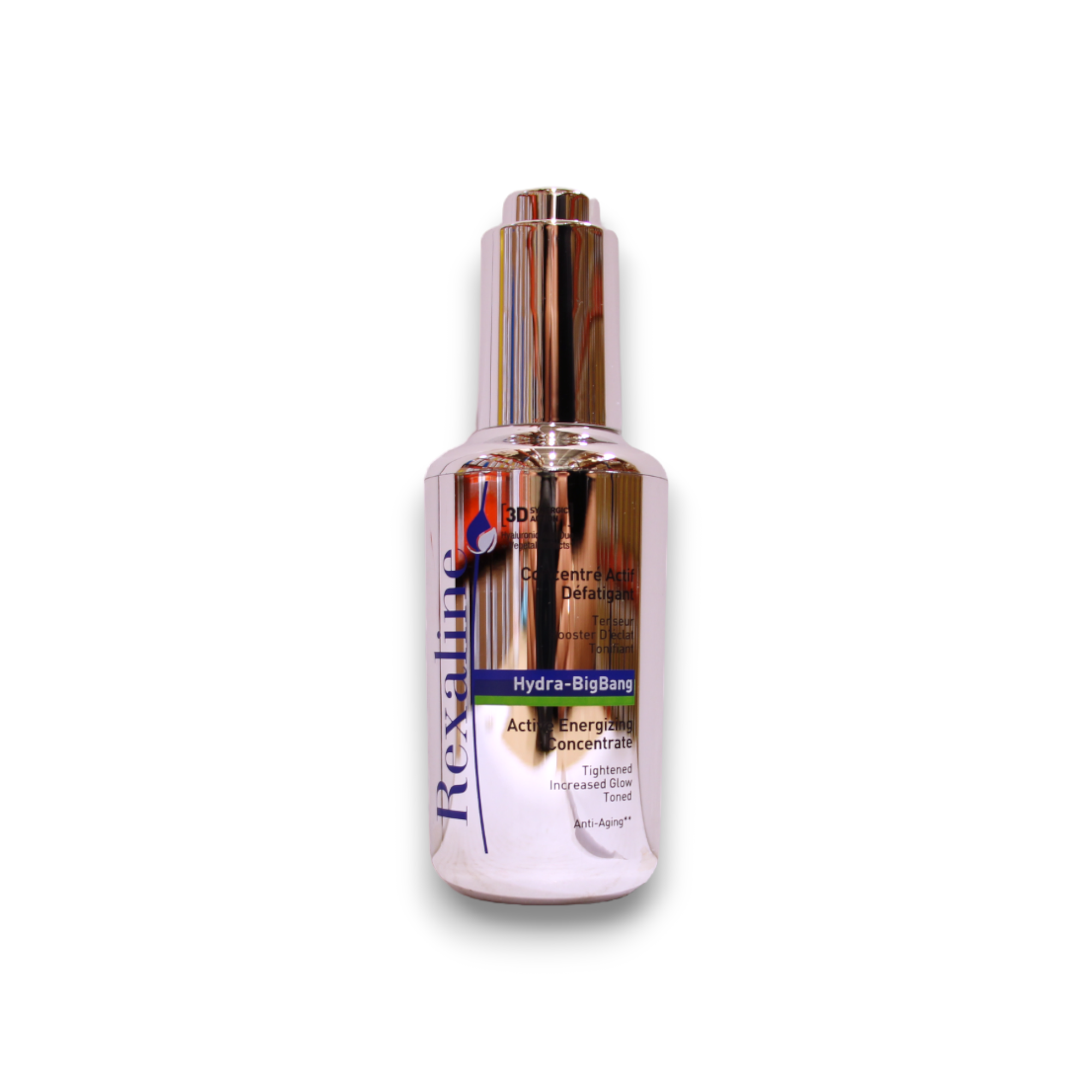 Rexaline, 3D Hydra Bigbang, Hidrolik Asit, Canlandırıcı, Gündüz ve Gece, Serum, Cilt için, 30 ml.