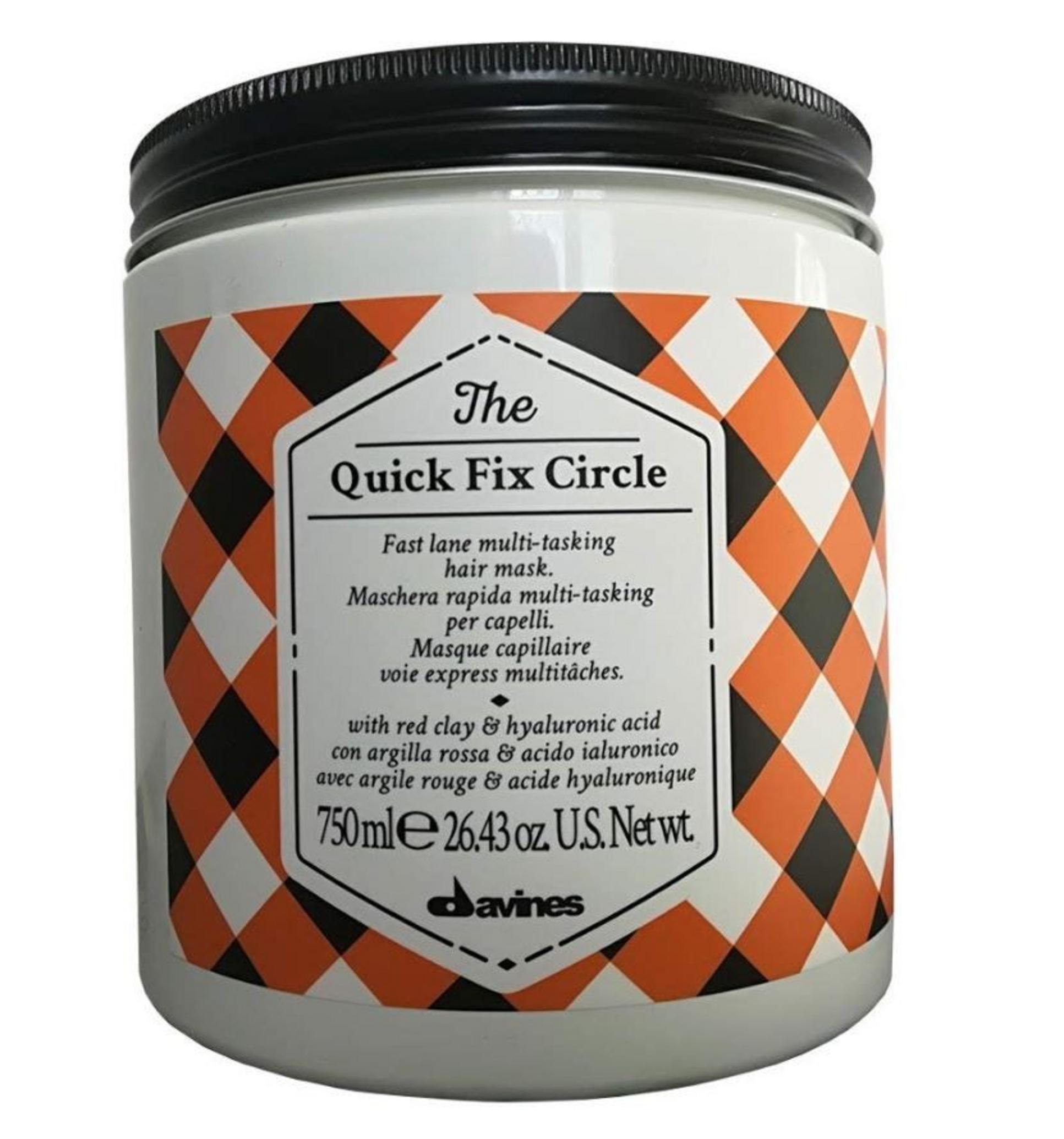 Davines, The Quick Fix Circle, Hair Treatment Clay Mask, Hydrating, 750 ml