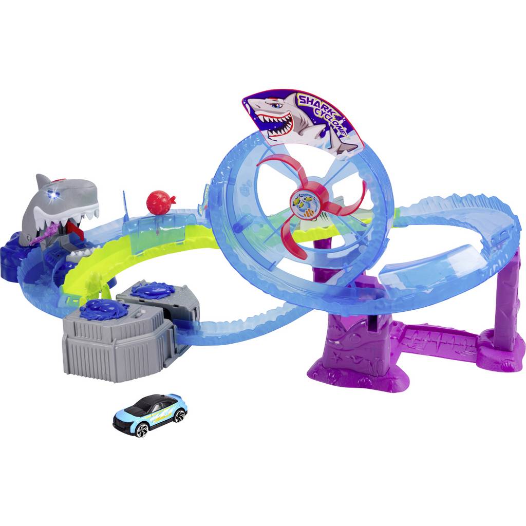 Setul de curse al balenei alb a Dickie Toys #####Auto-Rennbahn 203338002