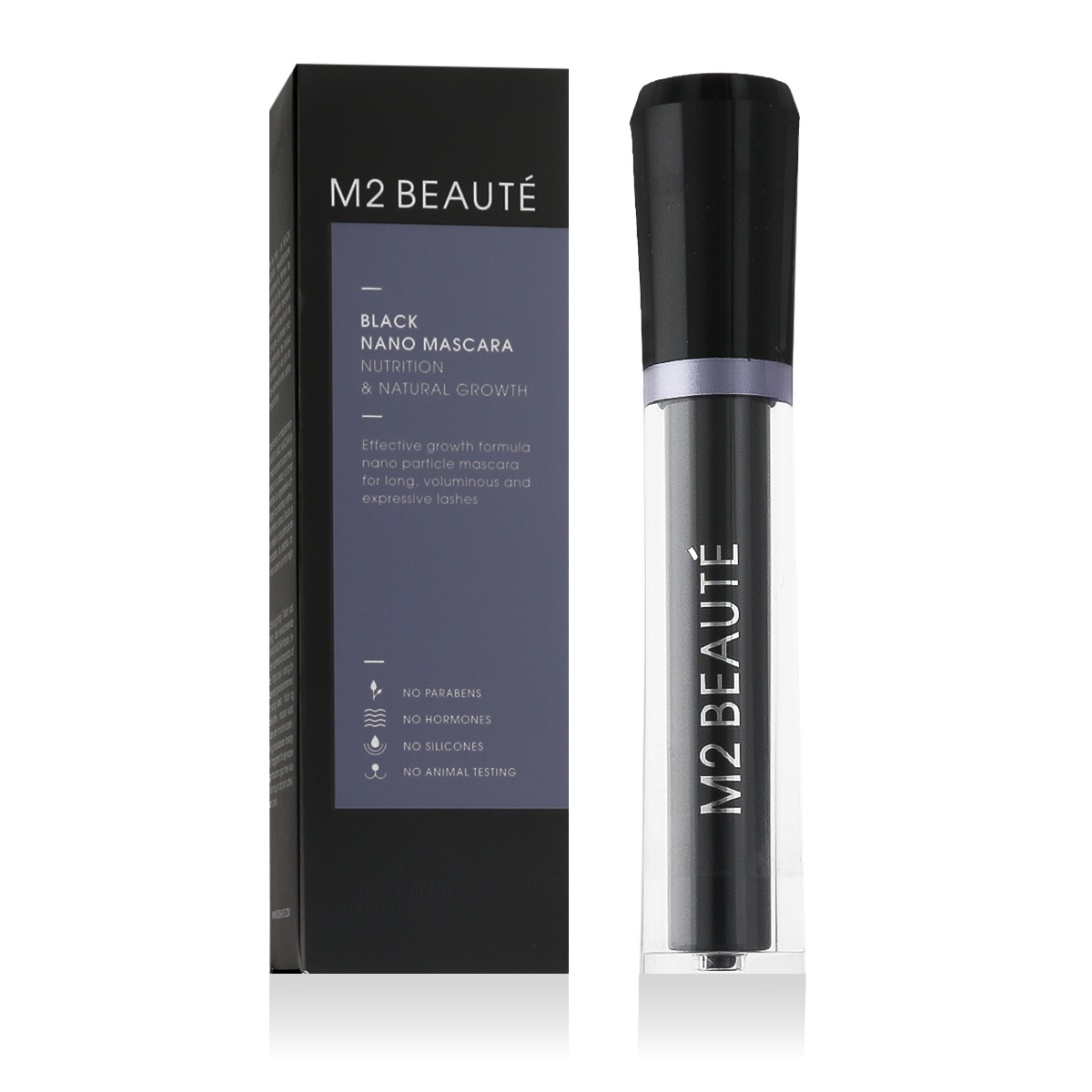 M2 BEAUTÉ Black Nano Mascara 6 ml